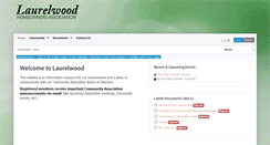 Desktop Screenshot of laurelwoodhoa.org